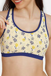 Zivame Girls Double Layered Non Wired Full Coverage Bralette - Love White — thumbnail 4